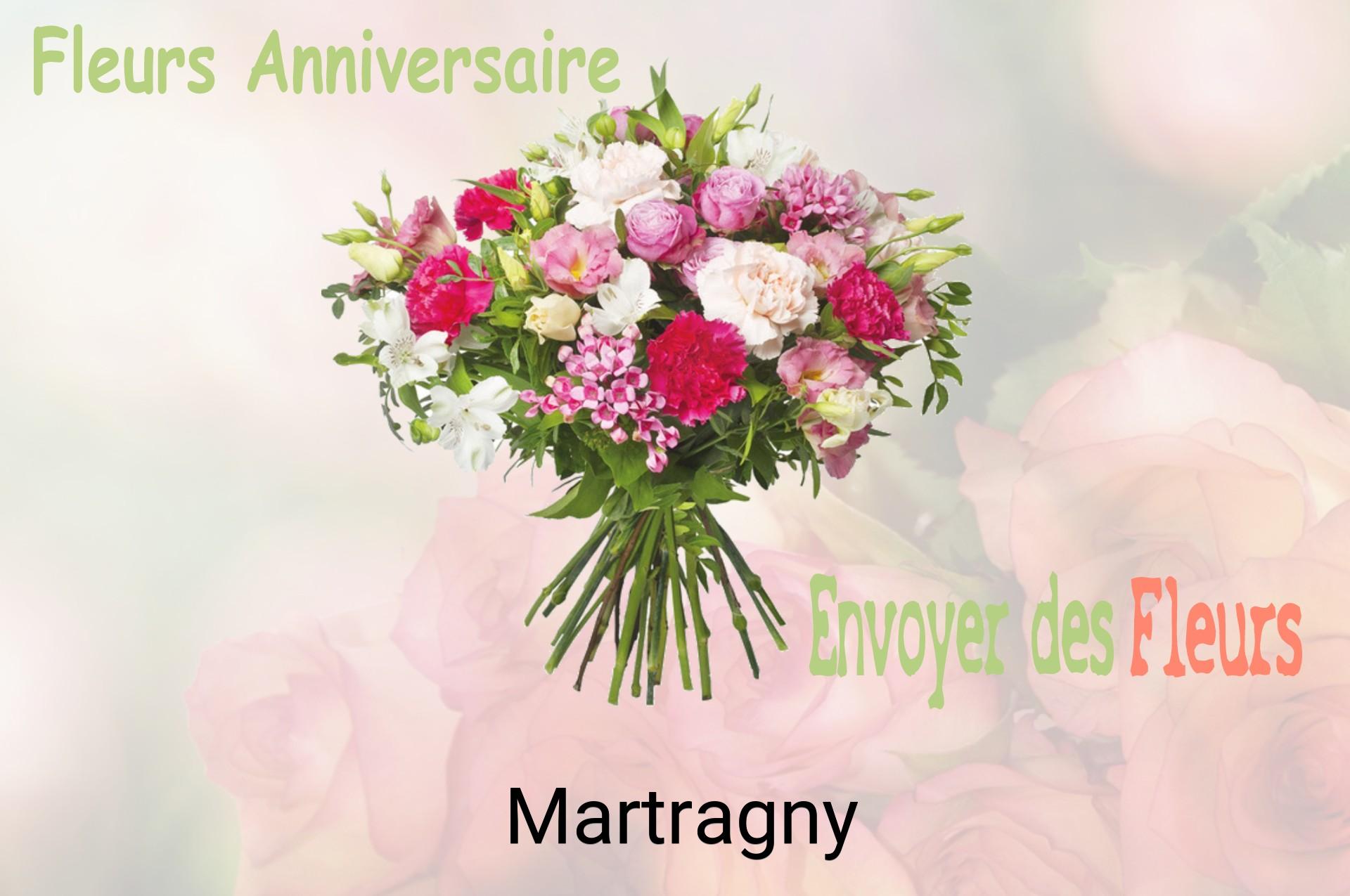 Bouquet de fleurs d’anniversaire livré à Martragny